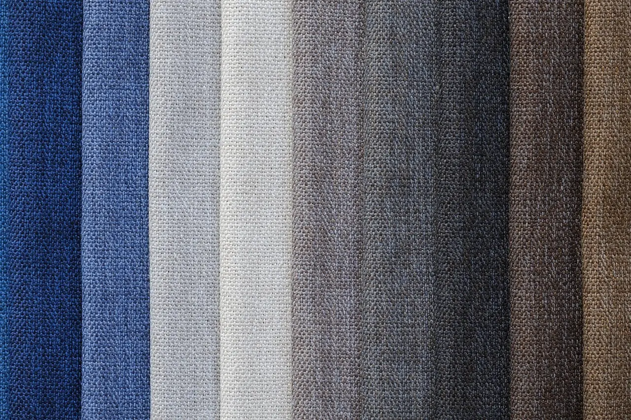 Close-up of colorful woven threads forming an intricate and unique textile pattern
